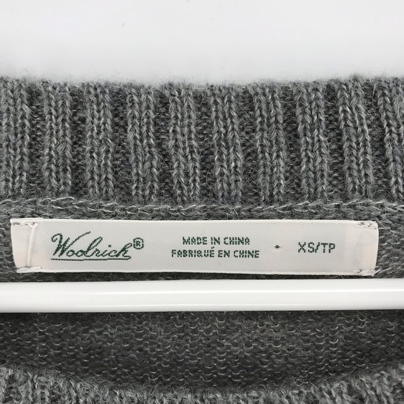 Woolrich Sweater Fox Knit Wool mohair Blend sz XS - Picture 5 of 6